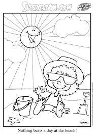These alphabet coloring sheets will help little ones identify uppercase and lowercase versions of each letter. Beach Theme Colouring Pages Coloring Home
