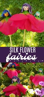 These plants are available in a variety of shapes, heights and colors which is ideal for creating interesting in. One Savvy Mom Nyc Area Mom Blog Silk Flower Fairies A Super Cute Simple Fairy Garden Kids Craft