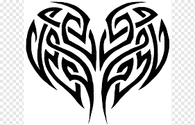 Hi, welcome to chandra art. Tattoo Heart Tribe Cool Heart Designs To Draw Pencil Logo Monochrome Png Pngwing