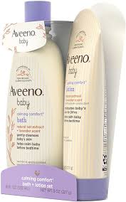 1 calming comfort lotion 8oz. Buy Aveeno Baby Calming Comfort Bath Lotion Set Night Time Baby Skin Care Products With Natural Oat Extract Lavender Vanilla Scents Paraben Free 2 Items Online In Turkey B01c8br0co