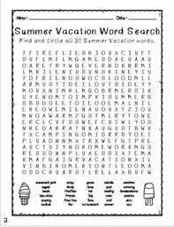 Once you've clicked a title you see a link to separate answer grid page with hints for the teachers that show where. End Of The Year Summer Vacation Word Search With Answer Key Tpt