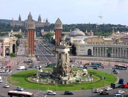 Place d'Espagne (Barcelone) — Wikipédia