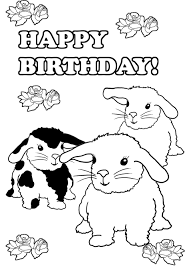 Ideas About Happy Birthday Puppy Coloring Pages