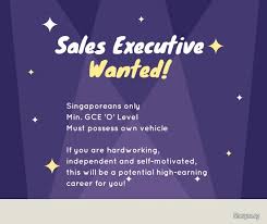 Search all the latest jobs in singapore. Sales Executive Wanted Potential High Earning Career Sales Marketing Job Offers In Singapore Sheryna Sg Mobile 174123
