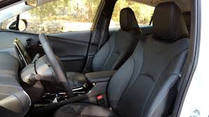 Compare that to the standard prius, which has a rear bench seat that fits three people across and a larger, more accommodating cargo area underneath its hatch. First Drive 2017 Toyota Prius Prime