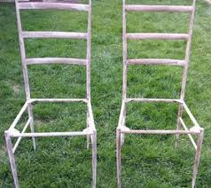 This metal chair rail home depot graphic has 9 dominated colors, which include white, sunny pavement, silver, black, snowflake, pioneer village, ivory, sefid white, vapour. Bench From 2 Old Metal Chairs Hometalk