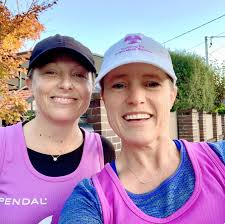 We did it!! Our #RFPBVirtualRun this morning complete. @alpridey and I set  a target to do 10kms in under 65 minutes as our @runningforprems Virtual  Run Challenge (I know, it's not very