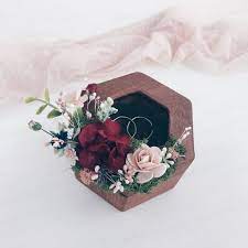 Rustic Wedding Ring Box Elegant Rustic Wedding Decor Glass Ring Bearer Box Wedding Ring Wedding Ring Box Glass Wedding Ring Bearer Boxes Ring Bearer Wedding