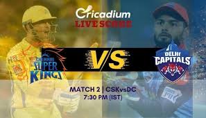 Live cricket scores for latest international, domestic and t20 cricket matches. Ipl Live Score Ipl 2021 Match 2 Csk Vs Dc Live Cricket Score Ball By Ball