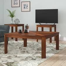 Bowery hill 3 piece coffee table set in dark cherry. Cherry Coffee Table Sets You Ll Love In 2021 Wayfair