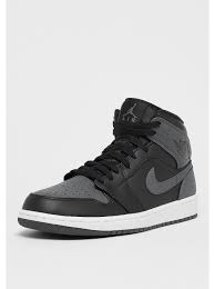 Air Jordan 1 Mid Black White Jordan Air Jordan 1 Mid Black Dark Grey Summit White Sneaker Hoofd