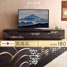 当店限定デザイン 送料無料 幅180 日本製 完成品 テレビ台 空海 テレビボード ロータイプ ローボード 大川家具 薄型 収納 大型商品 テレビ台 ローボード テレビボード