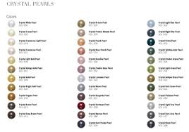 Swarovski Colour Chart Exclusively By Caren Aldred