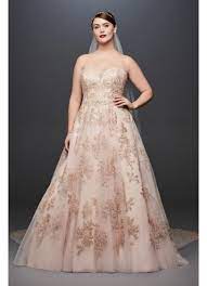 Metallic Lace Applique Plus Size Wedding Dress 4xl8cwg767 Plus Wedding Dresses Rose Gold Wedding Dress Wedding Dress Champagne