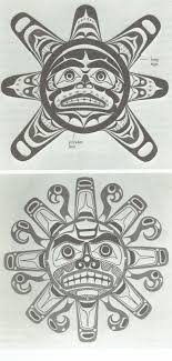 Depiction Of West Coast Native Sun Design By Kwakiutl Artists Larry Rosso And Tony Hunt Haida Art Native American Art Pacific Northwest Art