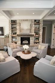 Living Room Chairs Four Chairs Together Creates An Inviting Sitting Area By The F Farm House Living Room Modern Farmhouse Living Room Swivel Chair Living Room