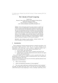 Guías claves al viajar en oc bus. Pdf The Calculus Of Cloud Computing