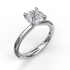 Designer silver 925 (chandi ) ladies rings only rs.520. Fana Solitaire White Gold Diamond Engagement Ring Designer Engagement Rings Fine Jewelry Arthur S Jewelers