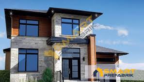 Müstakil ev yapmak ne kadar mal olur? Zumrut 180 M2 Cift Katli Villa Smart Celik Ev Ve Celik Villa