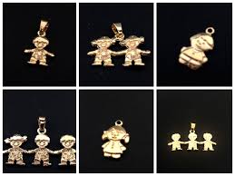 Pin En Dijes En Chapa De Oro 14k Bano De Plata Y Acero Inox