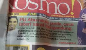 Namun untuk satu kes ini, perceraiannya disambut dengan ucapan 'padan muka' oleh netizen. Biodata Profile Pu Abu Pencetus Ummah