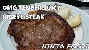Prime rib ~ ninja foodi tendercrisp 4 lb ribeye roast steak 1 hour 25 min may 2021 the ninja perfectly cooked a boneless ribeye prime rib roast in under an hour and a half.in the kitchen with jelly. Ninja Foodi Broiled Ribeye Steak Cooked Over Roasted Potatoes Youtube