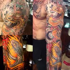 The Life Of The Land Is Perpetuated In Righteousness Meaning Japanese Demon Hanya And Cobra Snake Sleeve In Progress By Paolino Prefers Appointments Only Polynesian Tattoo Portrait Tattoo Polynesian