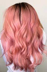 46 Beautiful Rose Gold Hair Color Ideas Seasonoutfit Rose Hair Color Hair Color Rose Gold Gold Hair Colors