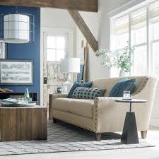 Wyatt Sofa By Bassett Beautiful Fabrics Gorgeous Finishes Quality Furniture At Bassett Furniture Torra Navy Rug Living Room Living Room Designs Furniture