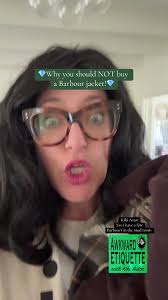 Don’t buy a new Barbour jacket -keep your old one or steal one from the mud  room or it will never look right. Fun fact: I have an unwaxed one for  California…#oldmoneyaesthetic #oldmoneyoutfits ...