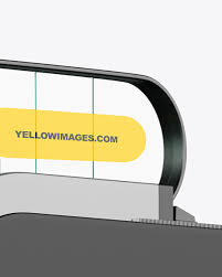 Pick a mockup you like, upload your image and download the finished mockup. Escalator Mockup In Indoor Advertising Mockups On Yellow Images Object Mockups