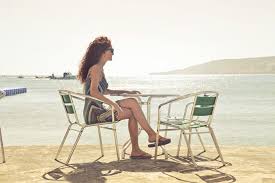 Huge collection, amazing choice, 100+ million high quality, affordable rf and rm images. Free Stock Photo Of Woman Sitting Cross Legged On Armchair At Seashore Download Free Images And Free Illustrations