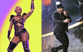 The wap rapper, 28, shared a brief clip from the. Cardi B Denies Claim That Eminem Turned Down A Feature On Her New Album