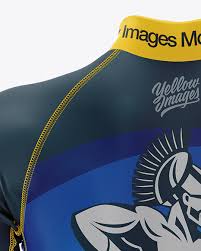 Download Men S Cycling Jersey Mockup In Apparel Mockups On Yellow Images Object Mockups