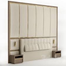 3d Models Bed Headboard Wall Panel 6 Wall Panels Bedroom Headboards For Beds Headboard