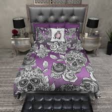 Sugar skull in the bottle is buttery dark molasses with a sweetness just around the edges. The Original Purple Ombre Sugar Skull Bedding Collection Ink And Rags