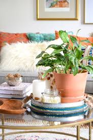 Set of 3 mini potted artificial eucalyptus plants faux rosemary plant assortment with wood planter box for indoor office desk apartment. 7 Easy Fall Decorating Ideas For The Living Room And Entryway Casa Watkins Living Easy Fall Decor Coffee Table Decor Living Room Fall Coffee Table