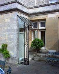 Glass Sided Wrought Iron Porch