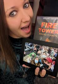 I got my PAX Secret Santa gift!! Thanks Saint NICK. Ha! It's the expansion  to a game I bought at Unplugged, and a framed picture of all of us hanging  out at