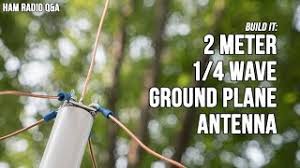 There are a great number of ham radio antennas you can build yourself for very little out of pocket. 2 Meter Vhf Quarter Wave Ground Plane Antenna Ham Radio Q A Youtube