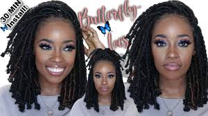 Maybe you would like to learn more about one of these? New Pre Twisted Sleek Butterfly Locs 30 Minute Illusion Crochet Braids Mary K Bella Toyotress Youtube