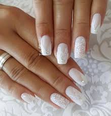 Wedding Nails Beautiful And Elegant Nail Designs Elegant Nail Designs Wedding Nail Art Design Bride Nails