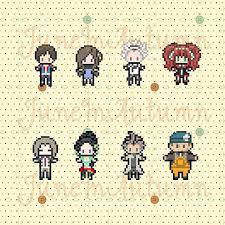 June (999) has been made a synonym of kurashiki akane | june. Zero Escape 9 Hours 9 Persons 9 Doors 999 Inspired Perlers Etsy Stitch Games Pixel Art Classic Video Games