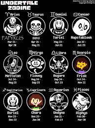 I finished my first undertale fanfic and it was not the first the undertale fanfic i had started writing. Zodiac Signs Zodiacs As Undertale Characters Wattpad