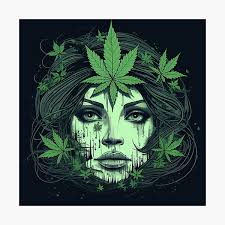 Goddess Of Weed Photographic Prints for Sale