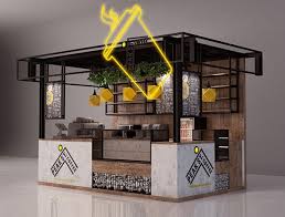 Coffee Kiosk On Behance Desain Rumah Warung Kopi Desain