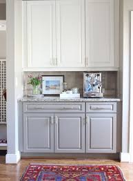 Two Toned Kitchen Cabinets White On Top Gray On Bottom With Neutral Two Tone Kitchen Cabinets Kitchen Cabinets Before And After Painting Kitchen Cabinets