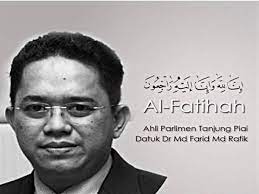 محمد فريد بن مد رافيق; Pemergian Dr Farid Suatu Kehilangan Besar