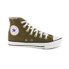 Olive Green Converse High Tops Except Mine Are Completely Green Not White Pparts Anywhere Olive Green Converse Green Converse Green Converse High Tops