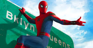 Fare i compiti per il giorno dopo o salvare il mondo. Spider Man Homecoming Posters Tom Holland Slings His Way Through Ny Deadline
